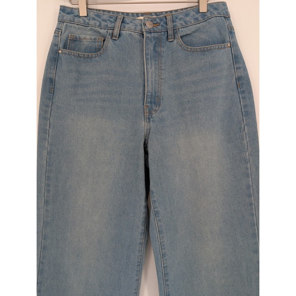 TGLA High Rise Wide Leg Light Wash Jean 29 90s Boho Minimalist Indie Classic - Picture 3 of 14